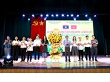  Trường Đại học Vinh tổ chức Giao lưu hữu nghị chào mừng Tết Truyền thống Bunpimay năm 2024 (2567) cho Lưu học sinh Lào